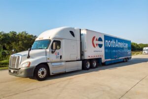 image of a Beltmann Relocation Group moving truck